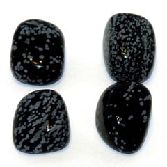 Snowflake obsidian to overcome states of anger