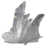 Mineralogical properties of colorless quartz (clear quartz or hyaline quartz)