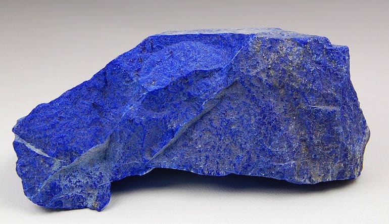 The bluer its colour, the more prized lapis lazuli is - Lapis Lazuli from Afghanistan
