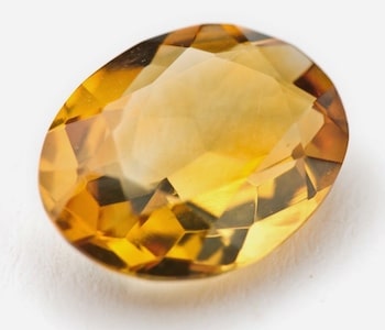 A cut citrine: these jewels were especially prized by the Greeks and Romans