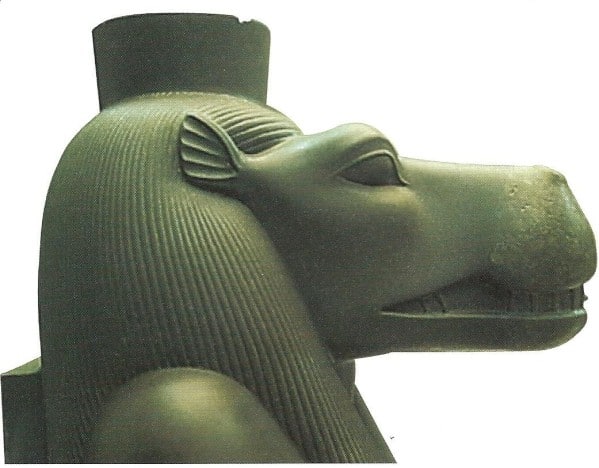 Taweret, the hippopotamus goddess, was associated with malachite