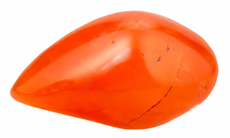 Carnelian, a stone of action, zest for life and creativity