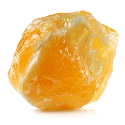 Rough orange calcite