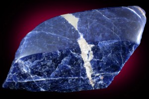 Sodalite from the Bancroft mines in Ontario, Canada