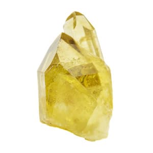 Natural citrine, a stone that encourages optimism and helps overcome fears