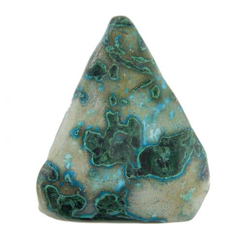 Malachite-Chrysocolle - Pierre Roulée | Lithothérapie en Ligne