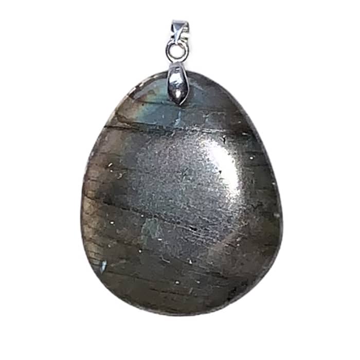 Labradorite - Pendentif Mini Pierre Plate | Boutique de Minéraux | Lithothérapie en Ligne