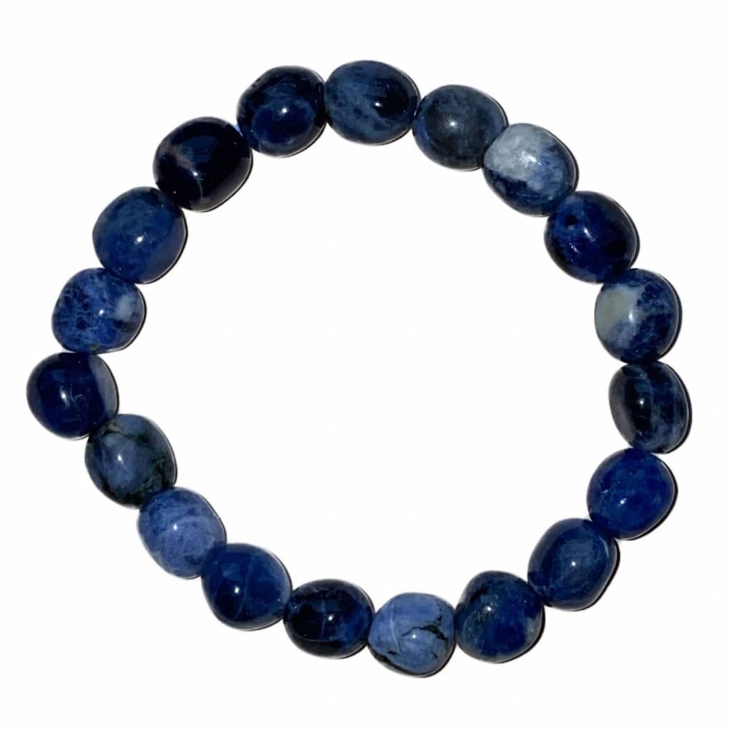 Sodalite tumbled stone bracelet