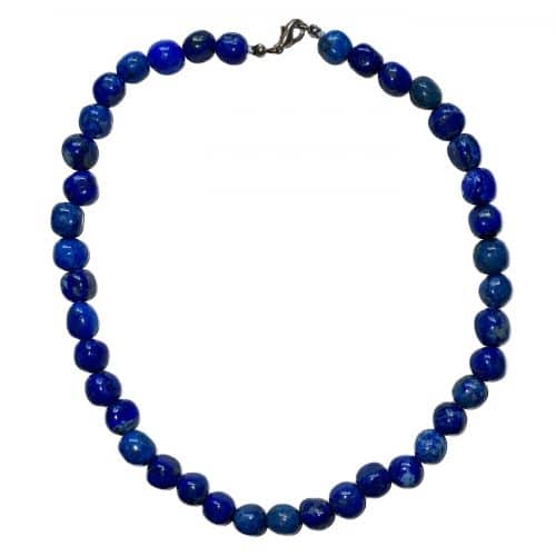 Collier en Lapis Lazuli - Pierres Roulées - Boutique de Minéraux | Lithothérapie en Ligne