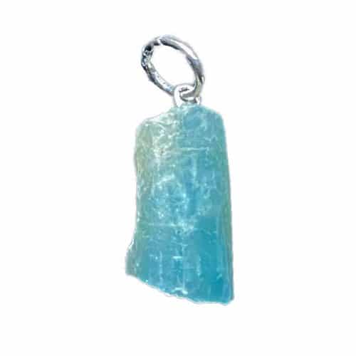 Pendentif Bâtonnet en Aigue Marine