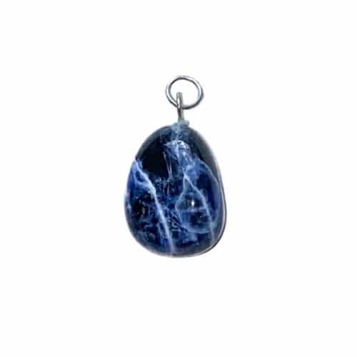 Pendentif Pierre Roulée en Sodalite