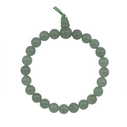 Aventurine - Bracelet Tibétain Pierres Boules 8 mm