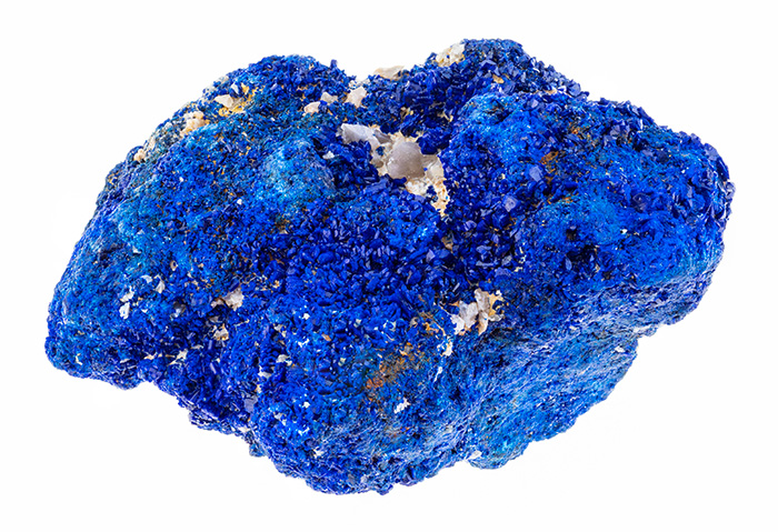 Rough azurite stone