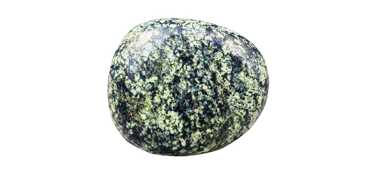 Serpentine tumbled stone