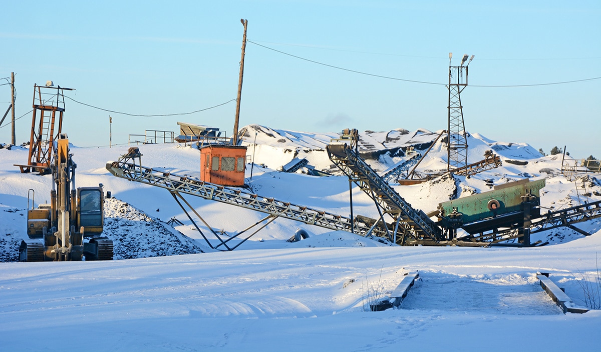 Shunga, the site where shungite is mined