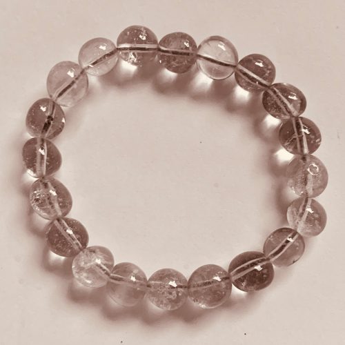 Quartz Fumé Bracelet Pierres Roulées