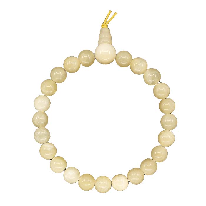 Orange calcite Tibetan bracelet