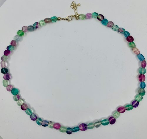 Fluorine Multi Collier Pierres Roulées