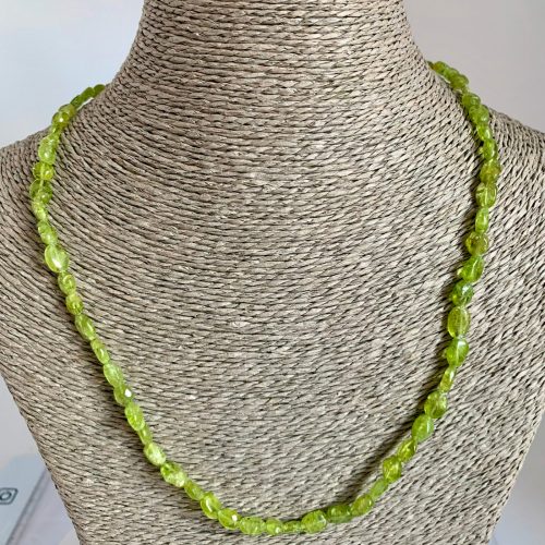 Péridot - Collier Grains de Café