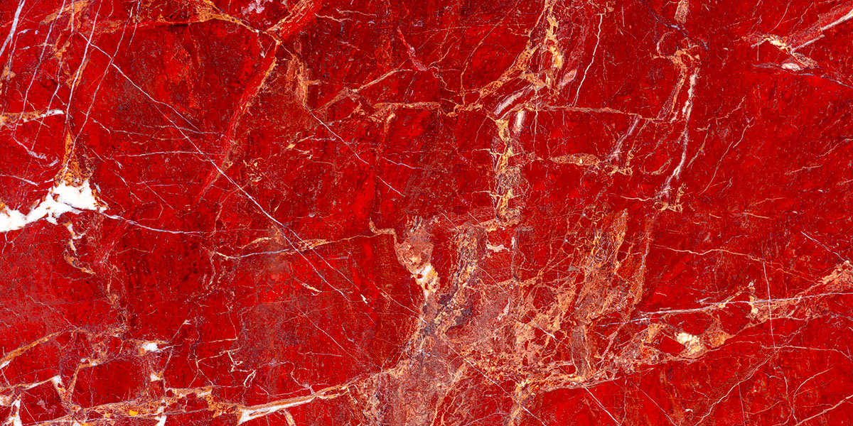 Macro shot of a red jasper stone