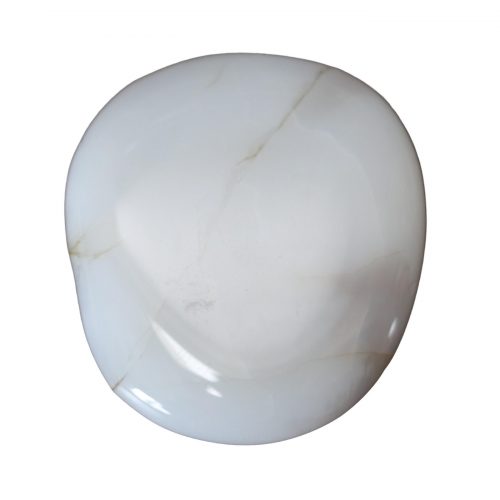 Opale Blanche Cacholong Pierre Plate