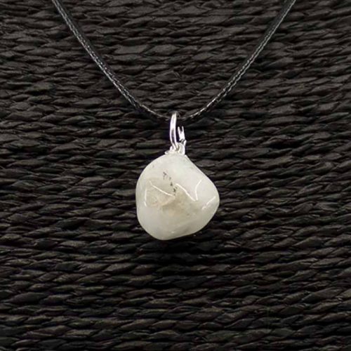 pierre de lune pendentif pierre roulée