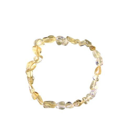 Citrine bracelet mini pierre roulée